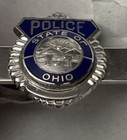Vintage Commonwealth Of Ohio  ho  Police Tie Bar Clip