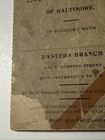 1909 Provident Savings Bank Baltimore Md Eastern Branch Ledger Book Vtg Antique