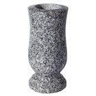 Natural Granite Cemetery Vase - Elegant Grave Decoration For Timeless Memorials