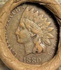 Unsearched Old Estate Wheat Cent Roll Indian Head Vintage Penny Silver Dime  u9