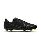 Nike Mercurial Vapor 15 Academy Fg mg Men Cleats Black Grey Volt Sz10 Dj5631 001