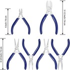 Workpro 7-pcs Jewelers Pliers Set W  Zipped Carbon Steel Pouch Jewelry Tools Kit