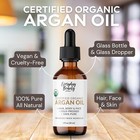 Organic Argan Oil   100  Pure  Cold-pressed  Unrefined   Usda Certified Organic