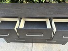 7-drawer Dresser For Bedroom  Modern Wooden Chest Of Drawers With Metal Handles 