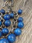 Old Antique Blue Lapis Bead Necklace