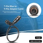 7-pin Transducer To 9-pin Xsonic Adapter Cable For Lowrance 000-13313-001 Hds