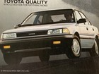 1990 Toyota Corolla Le Print Ad Quick Return