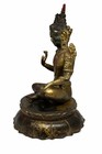 Fine Antique Chinese Tibetan Bronze Bodhisattva Figure Late Qing Dynasty