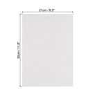 10pcs 8 3  X 11 8  Self Adhesive Felt Fabric Liners Sheets A4 Size  White