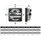 Uimoso Shutter Exhaust Fan Shop Exhaust Fan Wall Mounted Aluminum