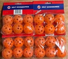 New  144 Whiffle Golf Balls  Indoor Outdoor Practice Plastic Club Training Toy