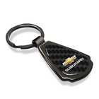 Chevrolet Suburban Real Carbon Fiber Black Teardrop Key Chain