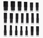 1 2  Drive Deep Impact Socket 20pc Set Cr-mo Metric 8   32mm Heavy Duty W case