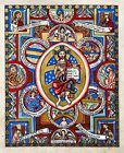 Hand Painted Old Look Illuminated Manuscript The Gospels Of Henry The Lion