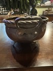 Vtg  Mc Copper And Brass Planter Pot Jardiniere