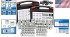Hydraulic Fittings Assortment Kit 144pcs Carbon Steel Jic Orfs Caps Plugs Sae