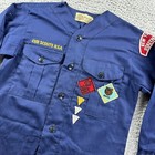 Boy Scouts Shirt Youth Large Vintage Bsa Cub 70s Official Blue Patches