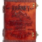 Leather Journal 7x5  Handmade Diary Double Lock 200 Pages   Buy 1 Get 1 Free