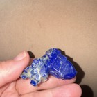 Blue   White Crystal stone Carving Figurine Mini Carved Sculpture