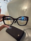 Chanel Ch3279 C 501 Black Cat Eye Full Rim Plastic Eyeglasses Frames 54-16-140