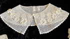Lot Of Antique Handmade Lace Collars  Trims  Pillowcase Edgings  37 Pcs