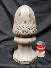 Large Cast Iron Architectural Finial Late 19th C Post Topper Street Light 14 5 