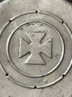 Original Ww1-ww2 Military Aluminum Collapsible Cup W  Maltese Cross Lid