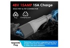15 Amp Golf Cart Battery Charger 48 Volt 3-pin Triangular Plug For Ezgo Rxv Txt