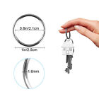 200 100pcs 25mm Round Key Rings  Rustproof Split Ring  Stainless Steel Keychain