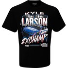 Kyle Larson 2025 Nascar 2x Champion Trophy 2-spot T-shirt