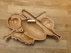 Sports Wall Decor Plaque Baseball Football Vintage Homco