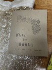 Authentic Vintage Cellophane Luau Hula Skirt By Beco  Circa 1940 Honolulu Hawaii