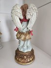 Sankyo Music Box Heavy Angel Figurine 10  Tall