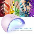 36w Led Uv Nail Polish Dryer Lamp Gel Acrylic Curing Light Spa Professional Kit