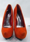 Orange 6 stiletto High Heel Pound Toe Shoes Women Size 6