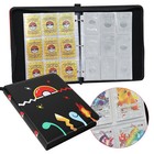 900 Card Pocket Binder 9 Pockets Trading Cards Album Folder - Pokemon Tail Black