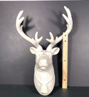 Target Threshold Reindeer White Ceramic Wall Decor Sculpture Christmas Holiday