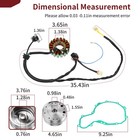 3088055 Flywheel Rotor   Stator   Gasket Kit For Polaris Predator 500 2003-2004