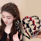 Vintage High Cranium Artificial Pearl Hairband elegant Pearl Headbands For Women