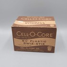 Vintage Bar Ware Box Cell-o-core Stir Straws Multicolor 5 5  Approx 1000 Nos  63