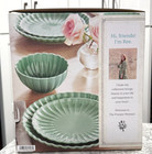 The Pioneer Woman Agatha Green Solid 12-piece Stoneware Dinnerware Set