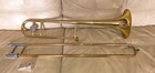 Bach Usa Selmer Trombone W  Hardshell Case   Mouthpiece Instrument