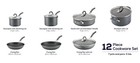 Circulon 12 Piece Non-stick Cookware Set  A1 Series Scratchdefense  Aluminum