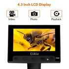 Elikliv Digital Microscope 1000x Usb Coin Microscope 4 3  Lcd Screen Soldering