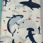 Pillowfort Shark Microfiber Twin Sheet Set Soft Fish Ocean 3 Piece New