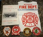 Vtg - Westbrook Ct Connecticut Fire Department Memorabilia W  Patches   Plate     