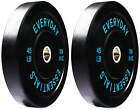 Olympic Bumper Plate Weight Plate  45 Lbs Pair Black