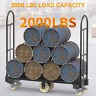 Heavy Steel Cart W wheels For Narrow Spaces 2000lbs U-boat Platform Truck Dolly