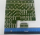 Vintage Bakelite Dominoes Emerald Green Thick