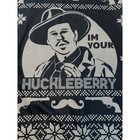 Men 3xl  i m Your Huckleberry  Western Ugly Christmas Sweater Tombstone Outlaw